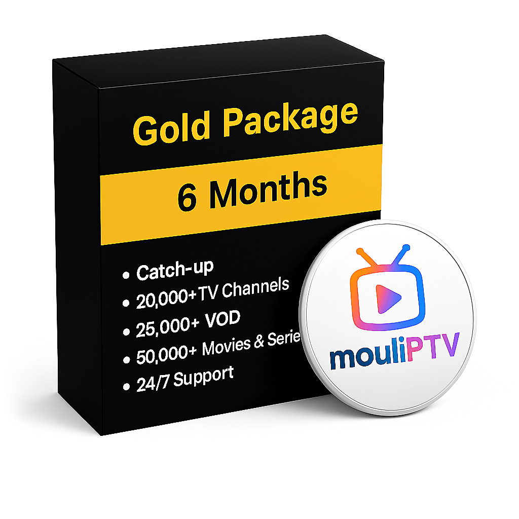 abonnement iptv 6 mois Gold
